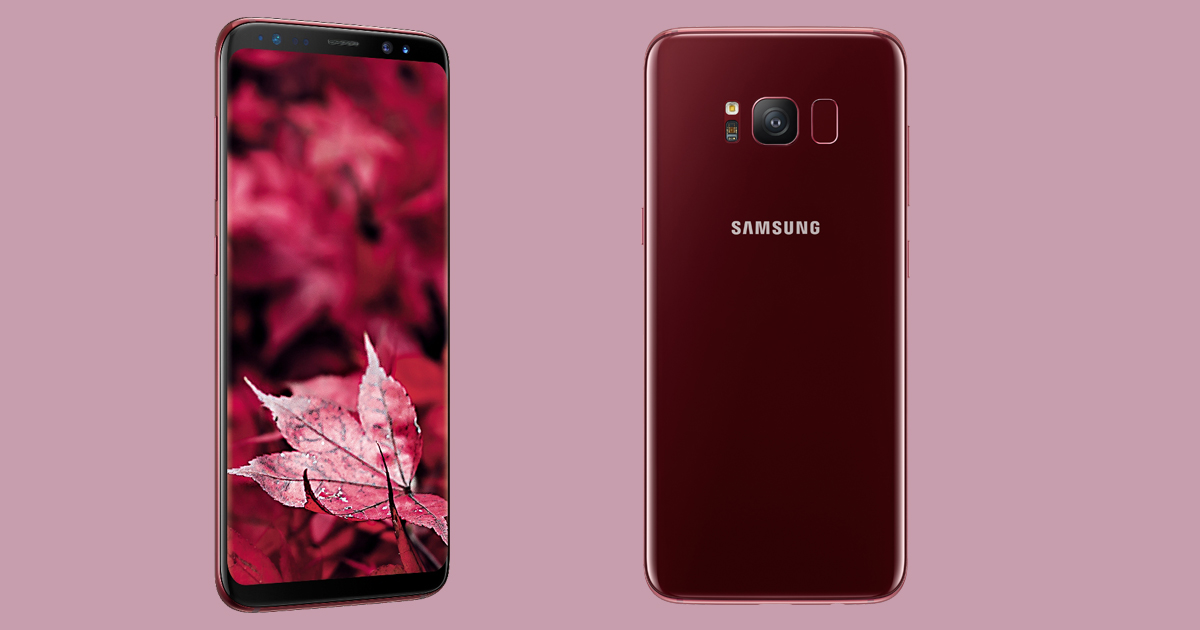 s8 burgundy red