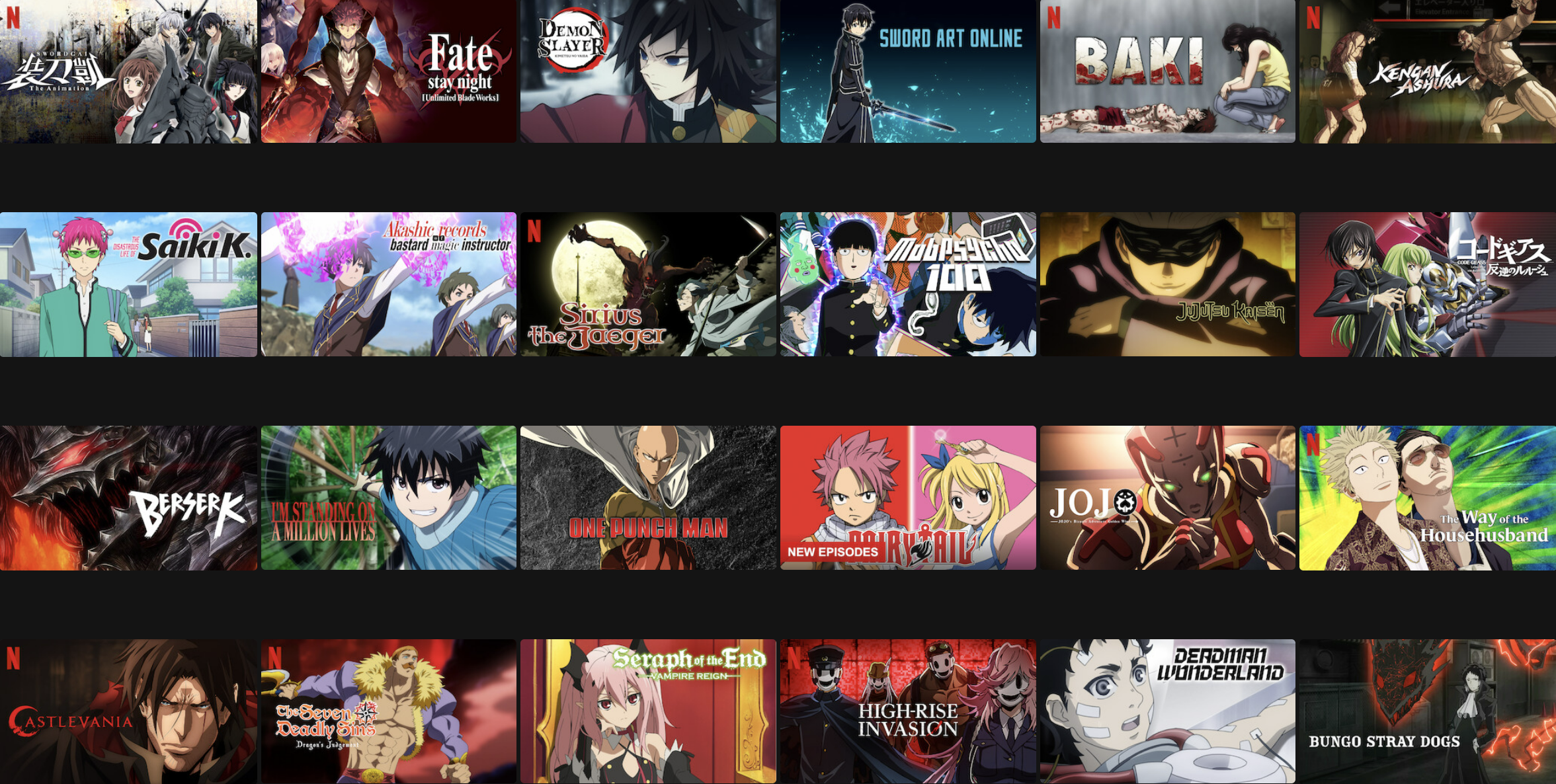 The 30 Best Anime Of The Decade Ranked