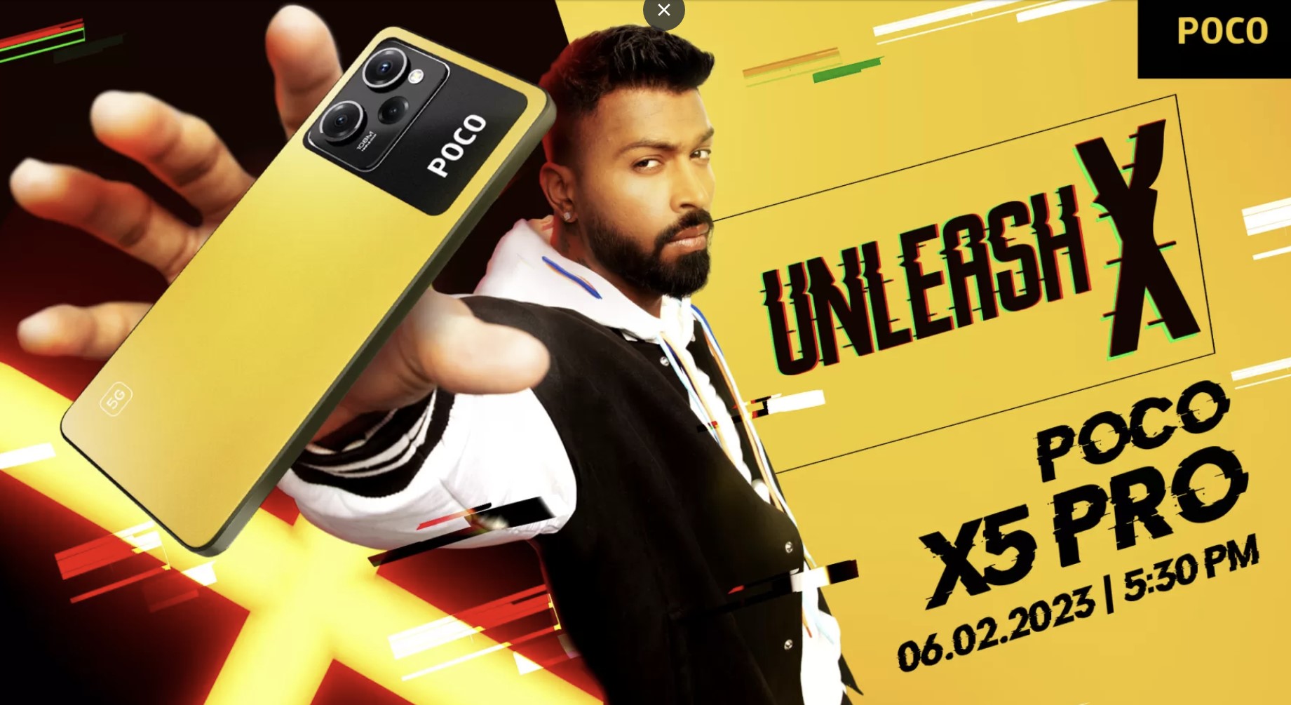 Poco X5 Pro launching in India on February 6; 108MP camera confirmed