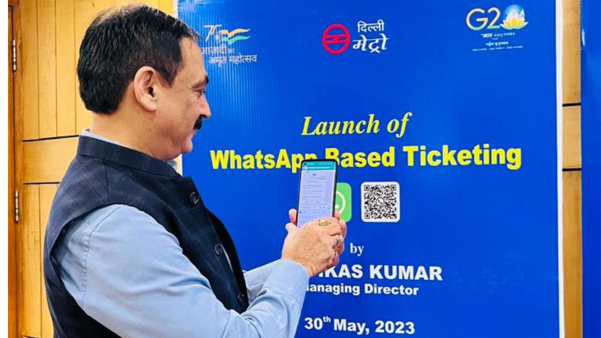 DMRC Allows Metro Ticket Booking online to avoid queues: How to book Metro Tickets using WhatsApp on your Mobile