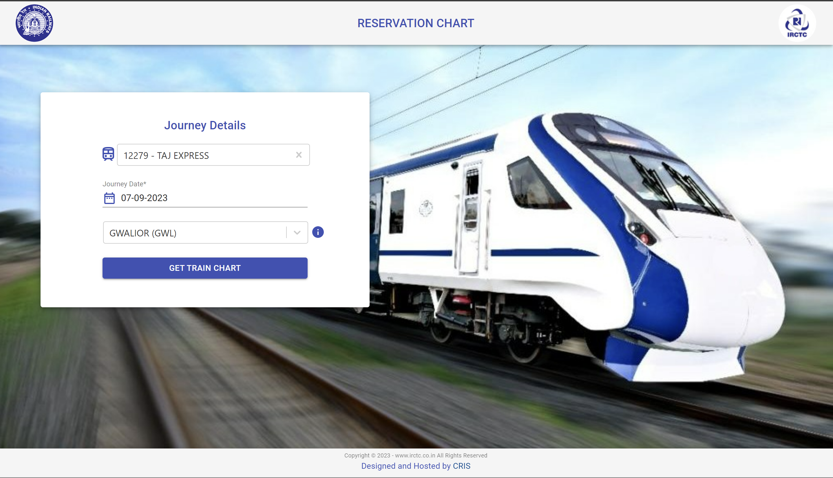 IRCTC Reservation Charts Online: Find Vacant Seats On Running Trains In ...