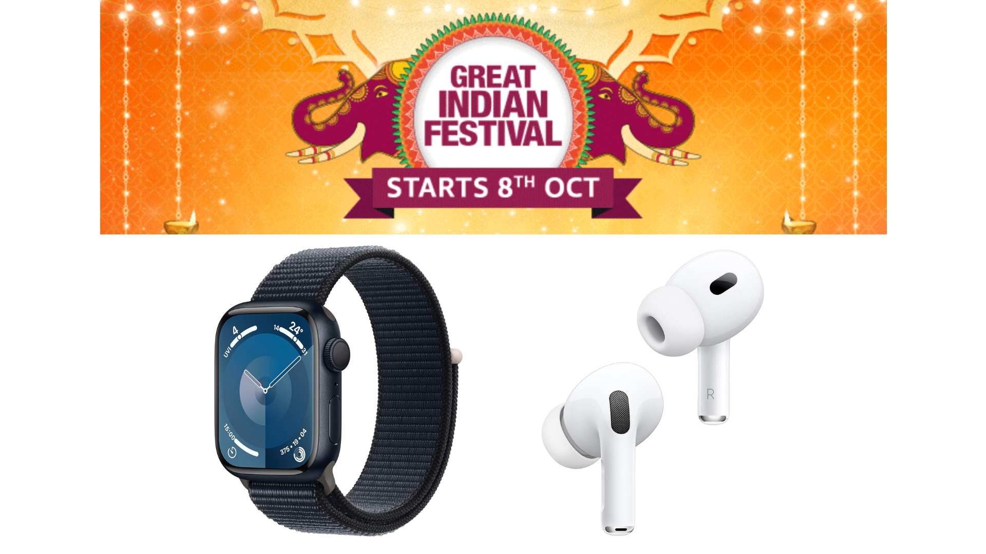 Amazon Great Indian Festival: Best Deal On Apple Watch Series 9 And AirPods Pro 2