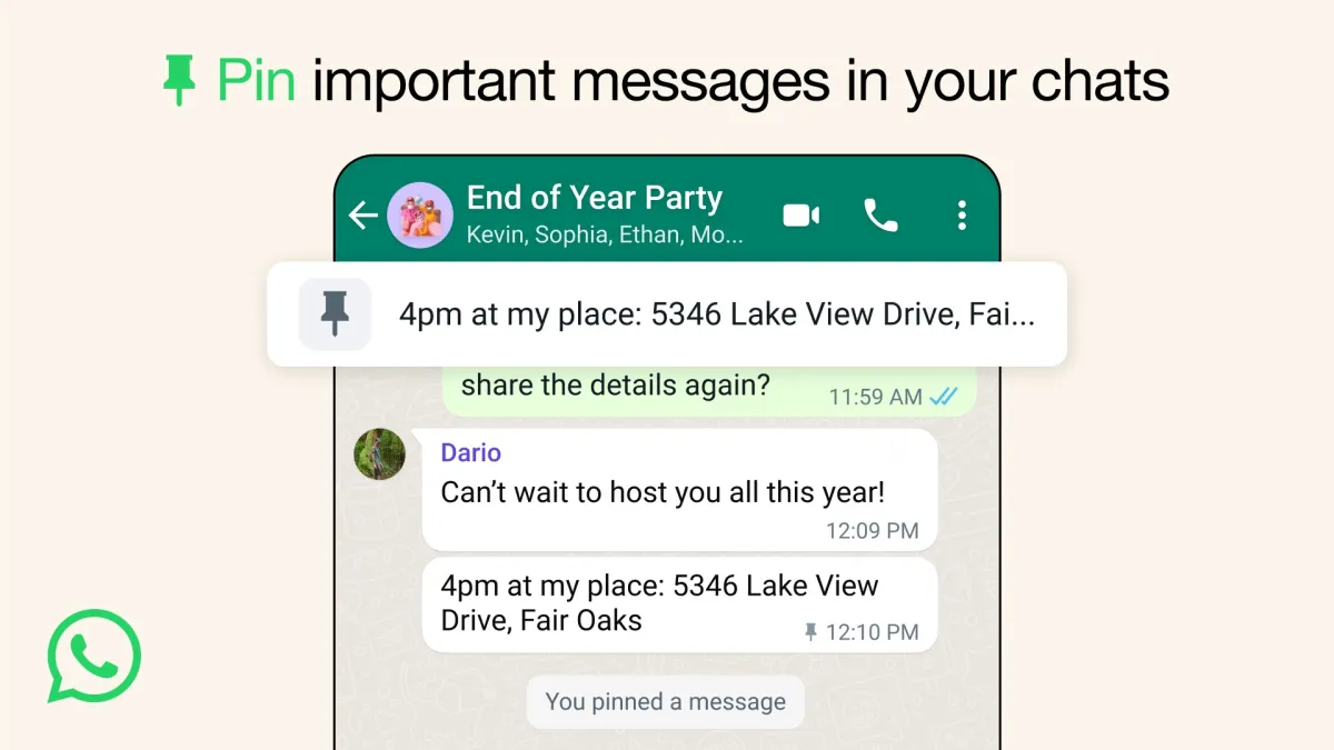 You Can Pin WhatsApp Chats In Conversations Using This New Feature